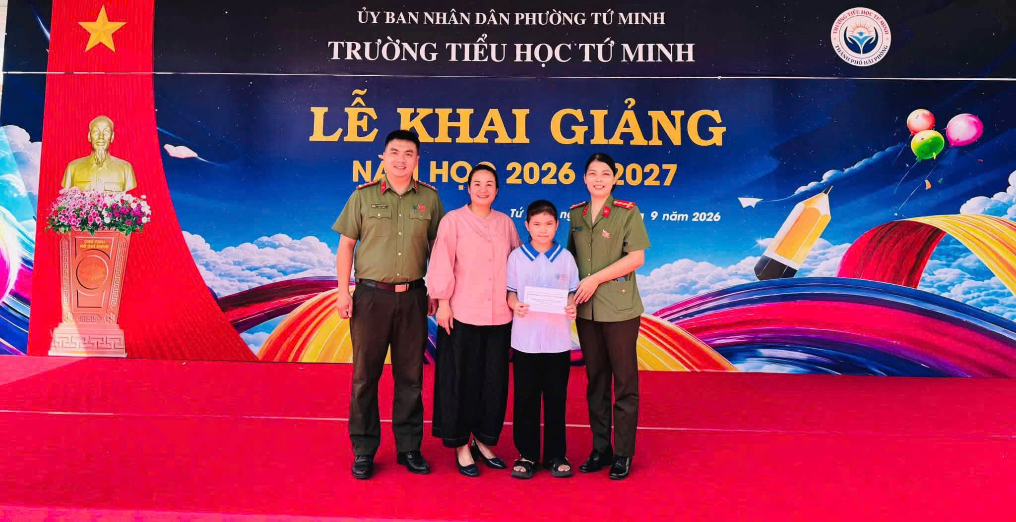 Chi đoàn Phòng An ninh điều tra: Nâng bước em nhỏ có hoàn cảnh khó khăn tới trường